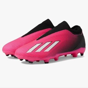adidas Unisex X Speedportal.3 Laceless Firm Ground Soccer Shoe Youth Sz 5